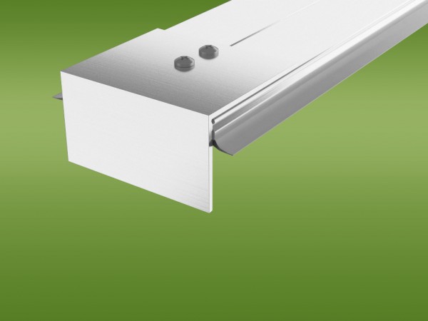 Abrutschwinkel mit 2 Befestigungsschrauben für 25mm Platten