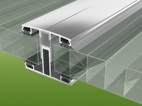 Mittelsprosse mit Schrauben und Dichtungen für 32 mm Platten mit thermischer Trennung