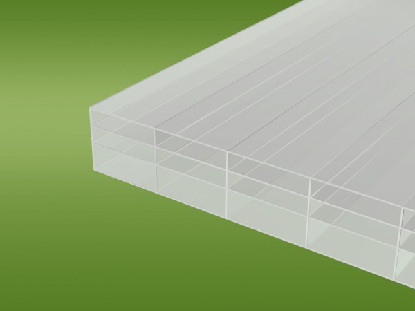 Stegplatten Plexiglas Resist 32/32 opal weiß WRS19 No Drop