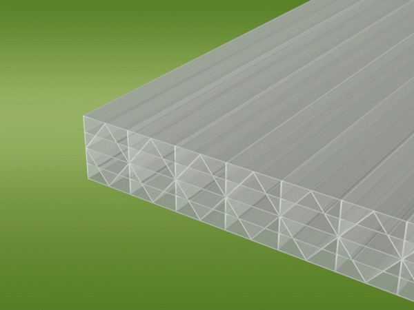 Polycarbonat Stegplatten 25 mm klar