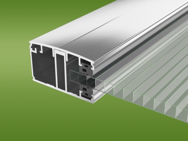 Randsprosse mit Schrauben und Dichtungen für 10 mm Platten