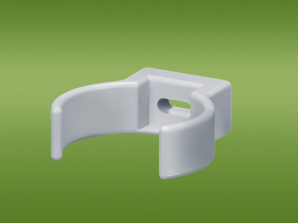 Ablaufstutzen zum Einschrauben mit Dichtung in weiß