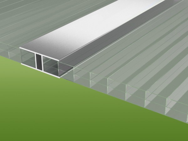 16 mm H-Profil aus Aluminium