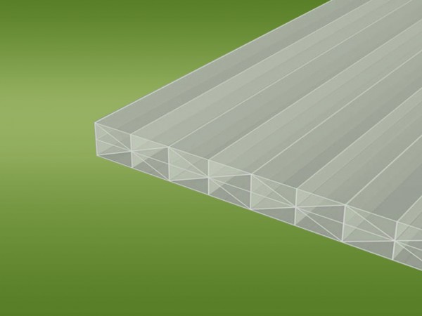 Stegplatten Makrolon multi UV 5X/16-25 16 mm farblos