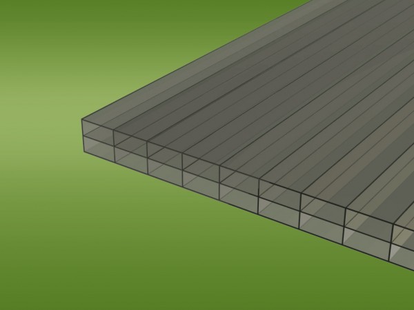 Polycarbonat Stegplatten 16 mm bronze